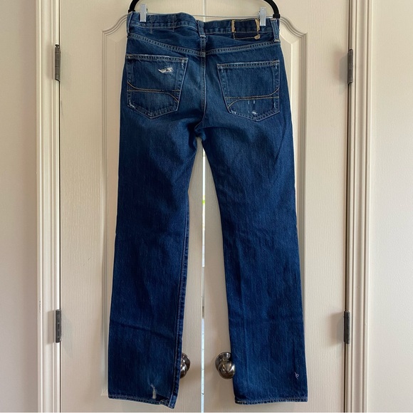 Hollister Button Fly Distressed Jeans 32x32 - Picture 2 of 4